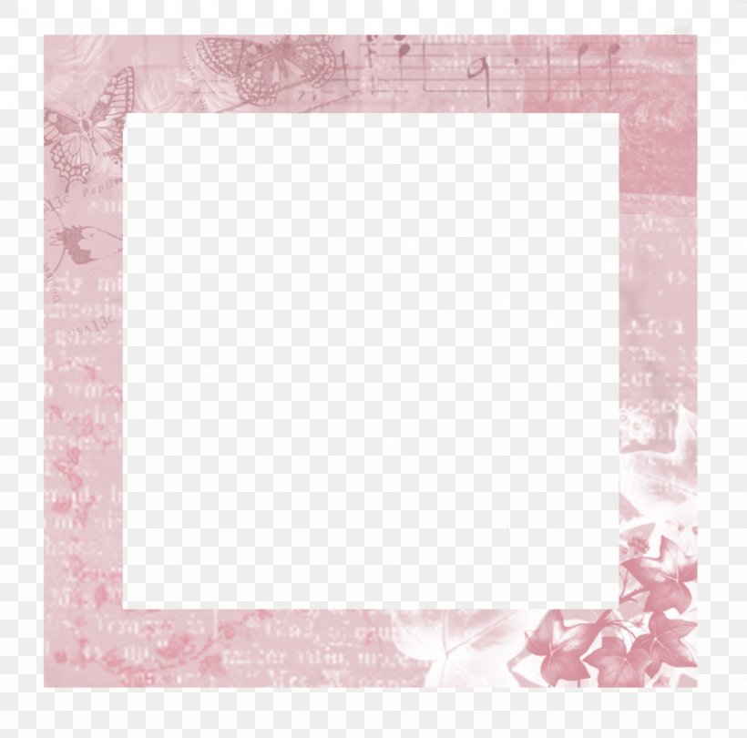 Picture Frames Rectangle Pink M Brush Pattern, PNG, 858x848px, Picture Frames, Brush, Picture Frame, Pink, Pink M Download Free