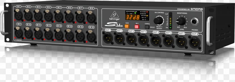 BEHRINGER S16 Stage Box Audio Mixers BEHRINGER X32, PNG, 2000x700px, Behringer S16, Audio, Audio Equipment, Audio Mixers, Audio Receiver Download Free