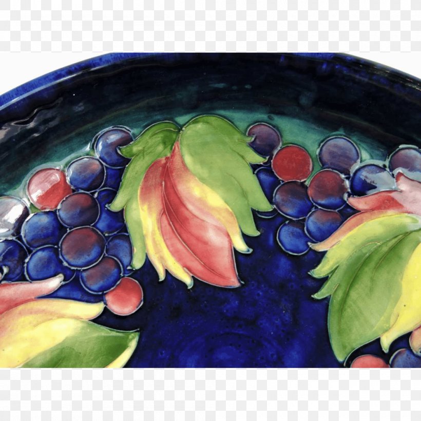 Moorcroft Berry Pottery Painting, PNG, 1000x1000px, Moorcroft, Berry, Blue, Bowl, Fruit Download Free
