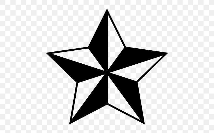Nautical Star Old School (tattoo) Swallow Tattoo, PNG, 512x512px, Nautical Star, Area, Artwork, Black And White, Blackandgray Download Free
