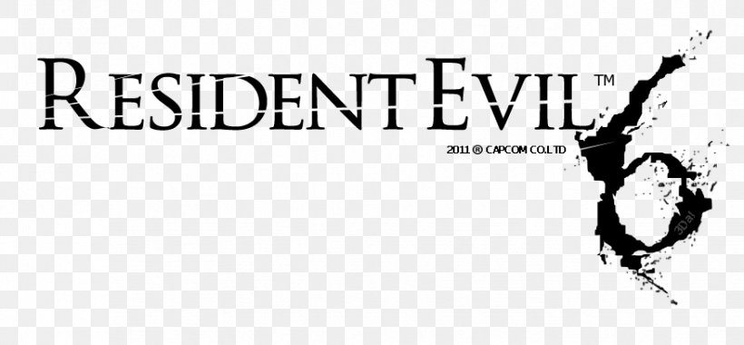 Resident Evil 6 Resident Evil 4 Resident Evil: Dead Aim Resident Evil: Revelations Resident Evil 5, PNG, 877x407px, Resident Evil 6, Area, Black, Black And White, Brand Download Free