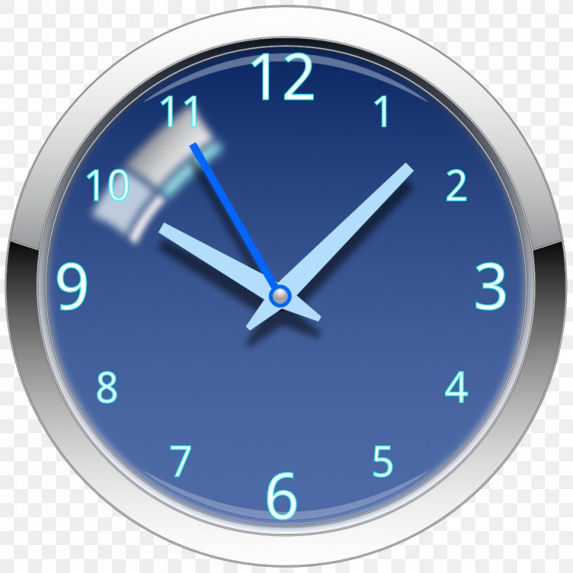 Alarm Clocks Clip Art, PNG, 999x999px, Clock, Alarm Clocks, Blue, Cobalt Blue, Digital Clock Download Free