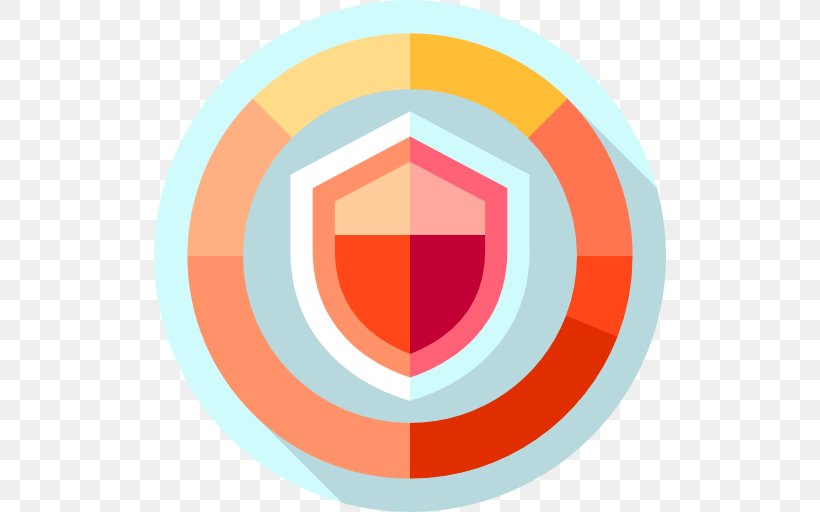 Flat Shield, PNG, 512x512px, Logo, Area, Brand, Orange, Symbol Download Free