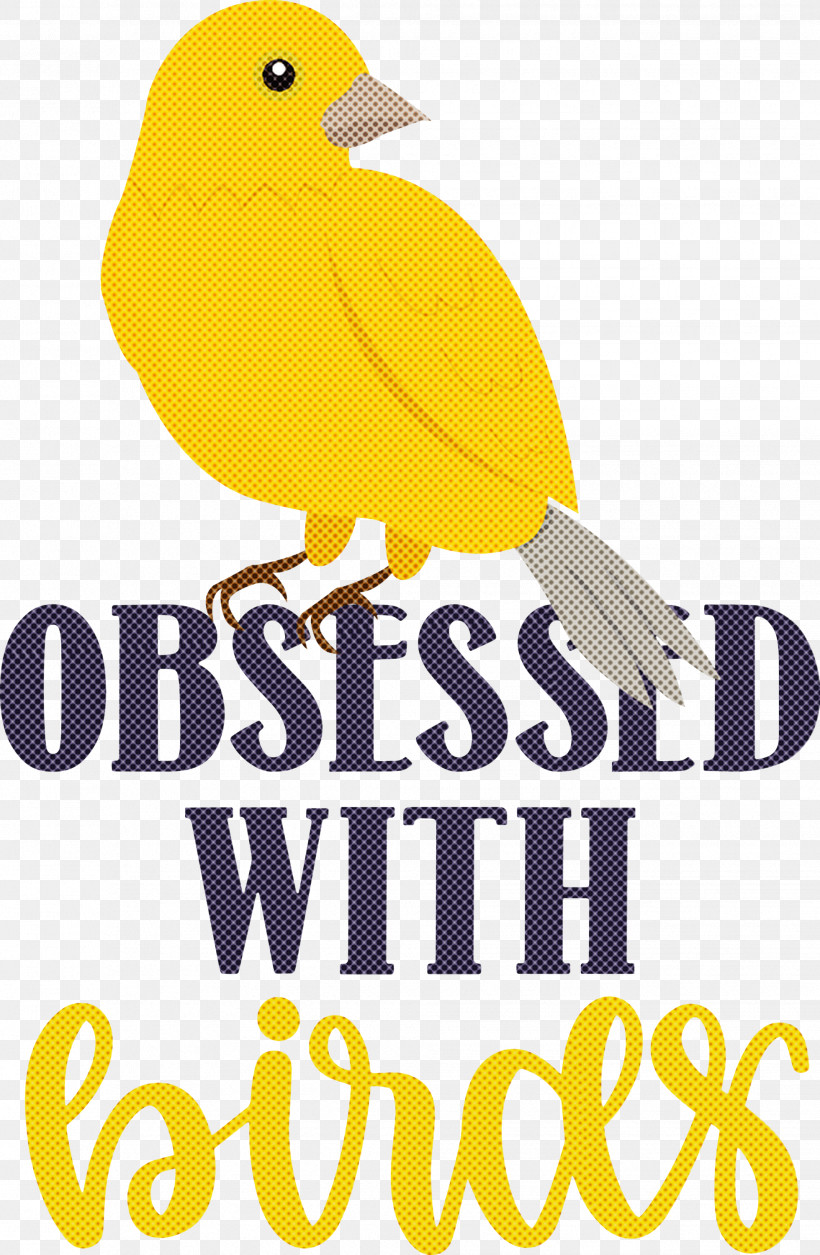 Obsessed With Birds Bird Birds Quote, PNG, 1959x3000px, Bird, Beak, Birds, Line, Logo Download Free