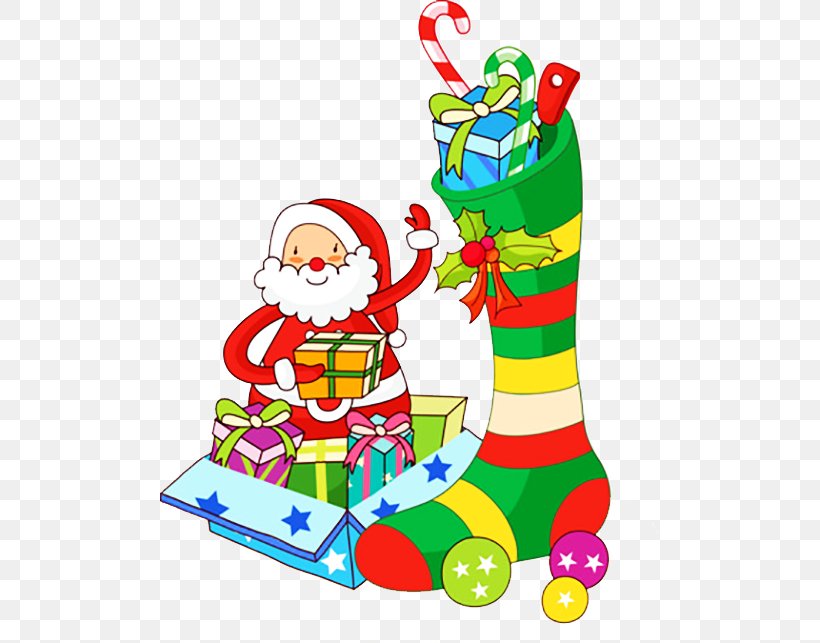 Santa Claus Christmas Gift Illustration, PNG, 500x643px, Santa Claus, Art, Cartoon, Christmas, Christmas Decoration Download Free
