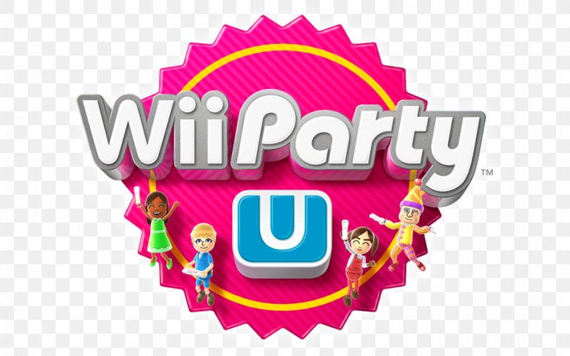 Wii Party U Wii U GamePad, PNG, 960x600px, Wii Party U, Brand, Logo, Magenta, Minigame Download Free