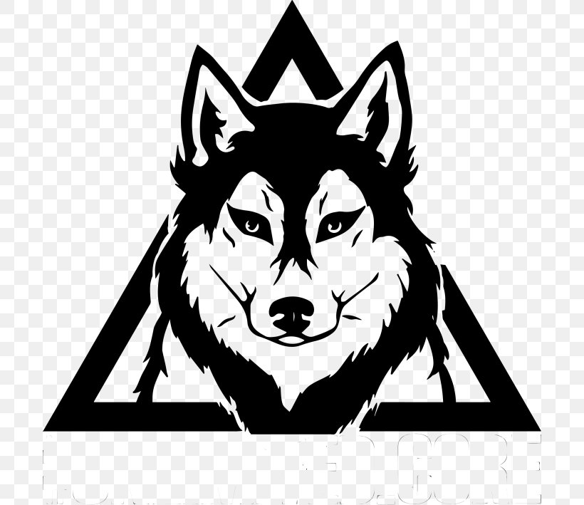 Siberian Husky Black Wolf Wall Decal Clip Art, PNG, 700x709px, Siberian Husky, Art, Artwork, Black, Black And White Download Free