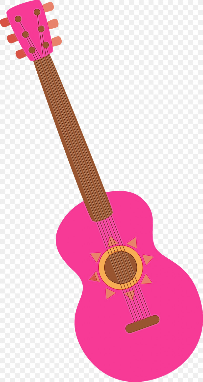 Guitar, PNG, 1601x3000px, Watercolor, Acoustic Guitar, Acousticelectric Guitar, Bass Guitar, Cuatro Download Free