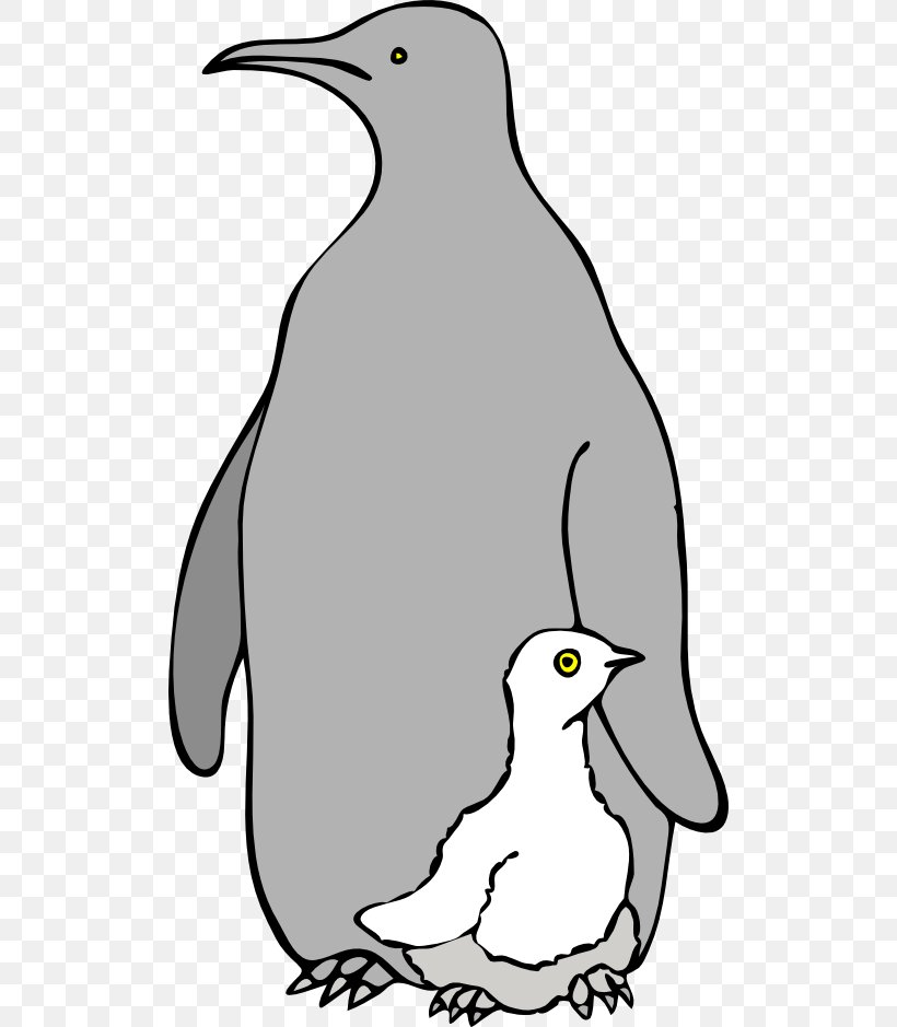 Penguin Clip Art, PNG, 512x939px, Penguin, Artwork, Beak, Bird, Black And White Download Free