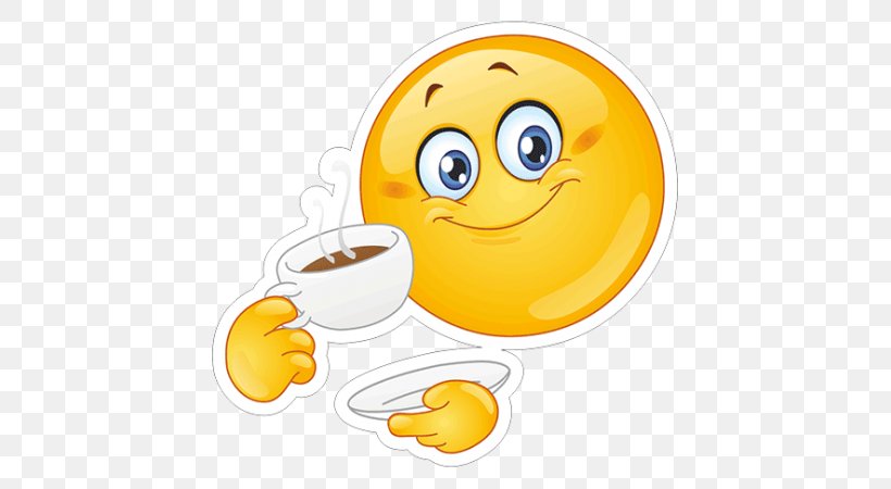 Emoticon Smiley Morning Emoji Coffee, PNG, 600x450px, Emoticon, Blog, Coffee, Conversation, Cup Download Free