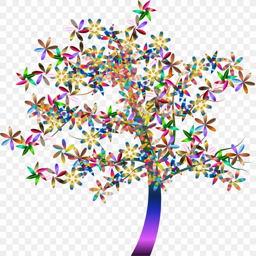 Flower Tree Clip Art, PNG, 2296x2289px, Flower, Branch, Flora, Floral Design, Leaf Download Free