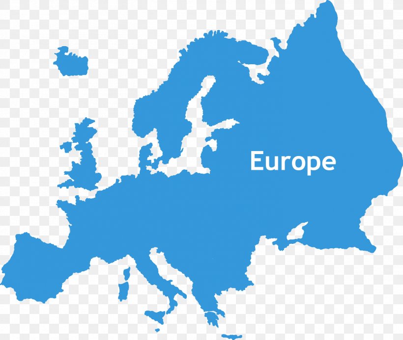 Europe Vector Map Royalty-free, PNG, 1463x1238px, Europe, Area, Art, Blue, Cloud Download Free