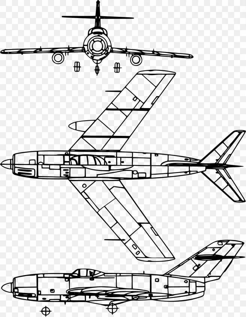 Lavochkin La-200 Aircraft Airplane Lavochkin La-15 Lavochkin La-160, PNG, 1200x1545px, Aircraft, Aerospace Engineering, Airplane, Artwork, Black And White Download Free