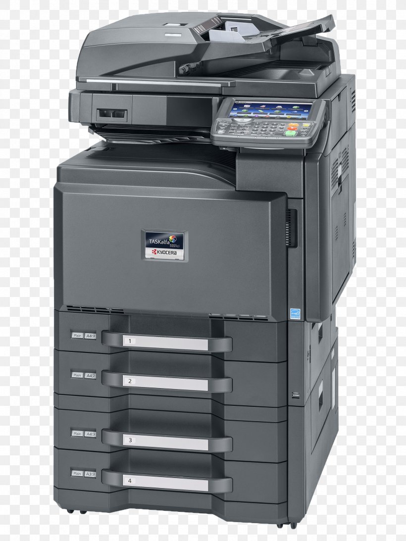 Multi-function Printer Photocopier Kyocera Document Solutions, PNG, 1594x2126px, Multifunction Printer, Canon, Color Printing, Document, Document Management System Download Free