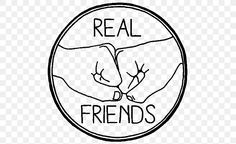 Real Friends Drawing Warped Tour Pop Punk Best Friends Forever, PNG, 500x503px, Watercolor, Cartoon, Flower, Frame, Heart Download Free