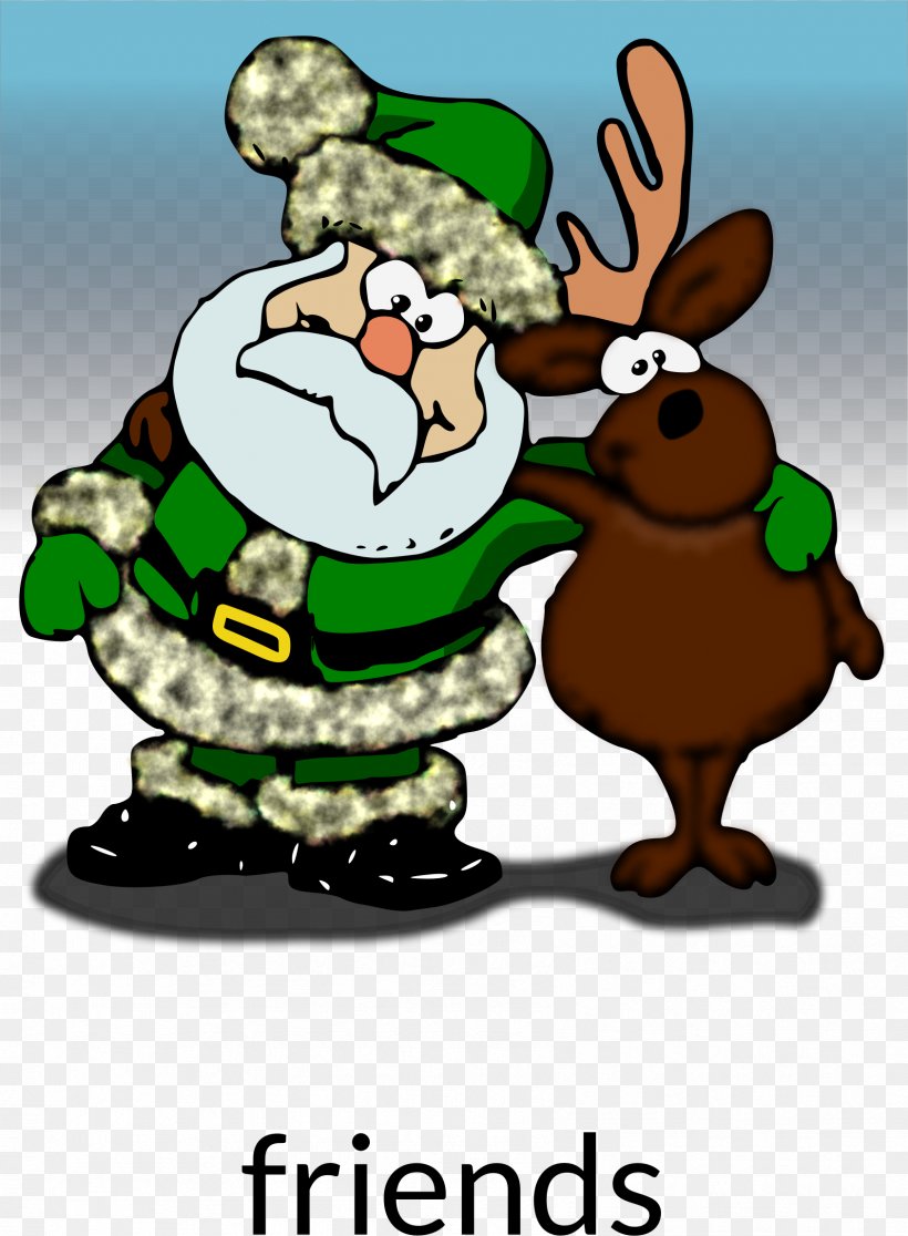 Reindeer Rudolph Santa Claus Christmas Ornament Clip Art, PNG, 1687x2298px, Reindeer, Cartoon, Christmas, Christmas And Holiday Season, Christmas Ornament Download Free