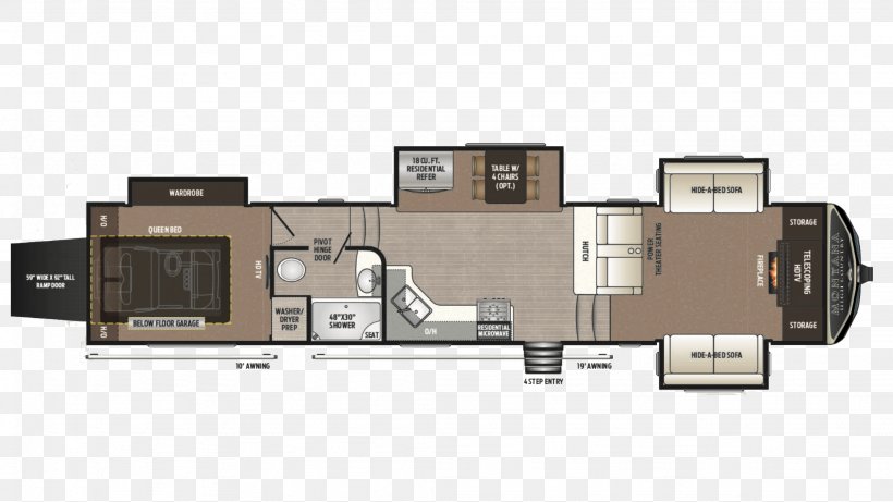 Keystone Campervans Fifth Wheel Coupling Floor Plan Dinette, PNG, 2048x1152px, Keystone, Allterrain Vehicle, Campervans, Dinette, Discounts And Allowances Download Free