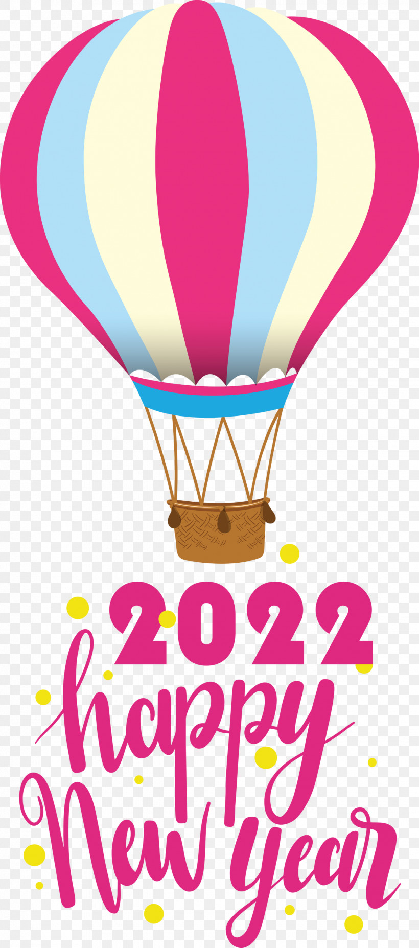 2022 Happy New Year 2022 New Year Happy 2022 New Year, PNG, 1325x2999px, Hotair Balloon, Atmosphere Of Earth, Balloon, Geometry, Line Download Free