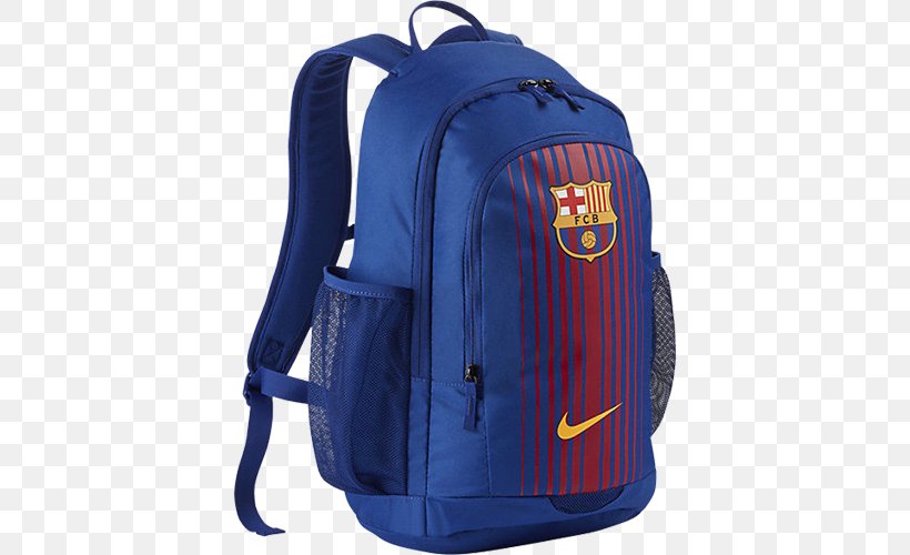 FC Barcelona Backpack Nike Store Las Ramblas Football, PNG, 500x500px, Fc Barcelona, Backpack, Bag, Cobalt Blue, Duffel Bags Download Free
