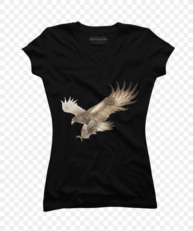 T-shirt Hoodie Clothing Sleeve Top, PNG, 1500x1800px, Tshirt, Bird Of Prey, Clothing, Feather, Hoodie Download Free