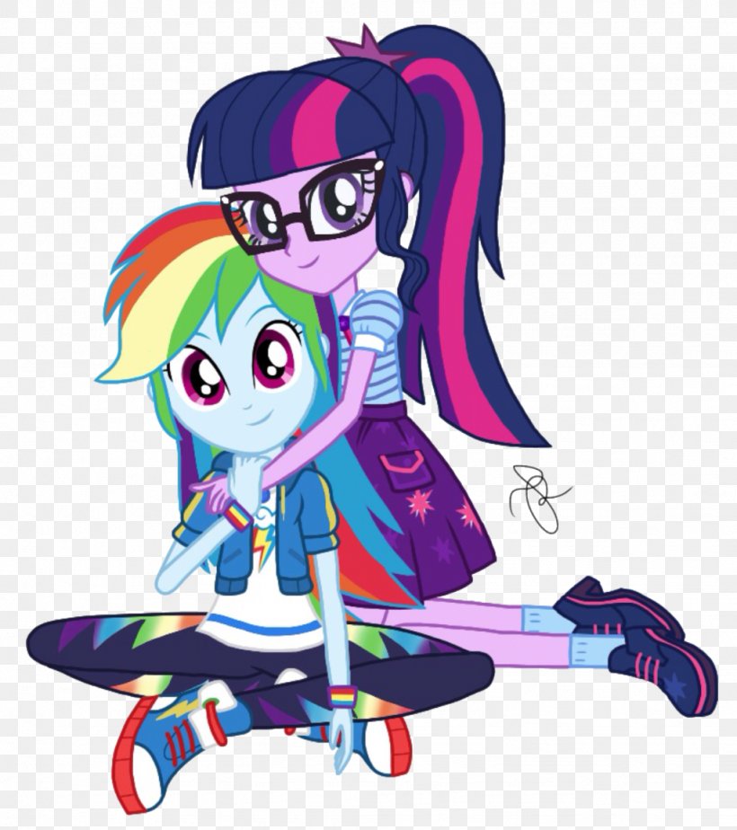 Twilight Sparkle Rainbow Dash Pinkie Pie My Little Pony: Equestria Girls, PNG, 1024x1154px, Watercolor, Cartoon, Flower, Frame, Heart Download Free