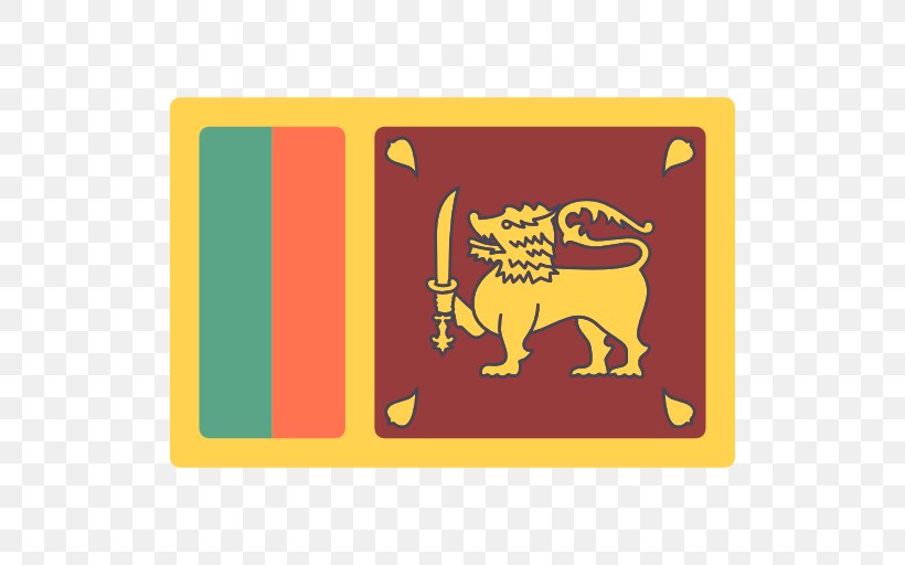 Flag Of Sri Lanka, PNG, 512x512px, Sri Lanka, Area, Brand, Can Stock Photo, Cattle Like Mammal Download Free