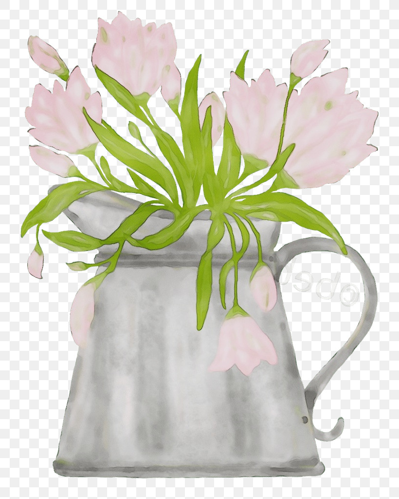 Flower Plant Pink Flowerpot Vase, PNG, 815x1024px, Watercolor, Cut Flowers, Flower, Flowerpot, Paint Download Free