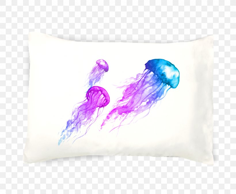 Throw Pillows Cushion Jellyfish Nightwear, PNG, 1136x937px, Pillow, Art, Bedroom, Blanket, Cushion Download Free