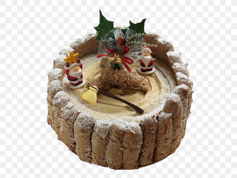 Christmas Cake Fruitcake Charlotte Chocolate Cake Panettone, PNG, 827x620px, Christmas Cake, Baking, Buttercream, Cake, Cake Decorating Download Free