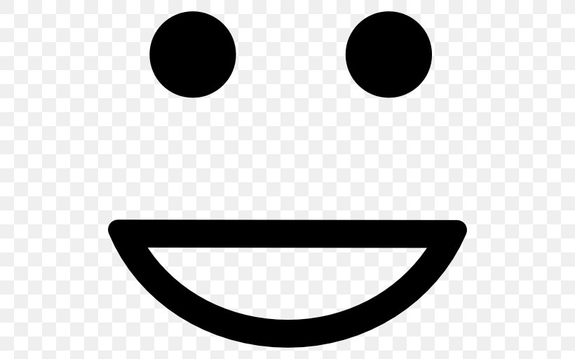 Smiley Emoticon Face, PNG, 512x512px, Smiley, Black, Black And White, Emoticon, Emotion Download Free