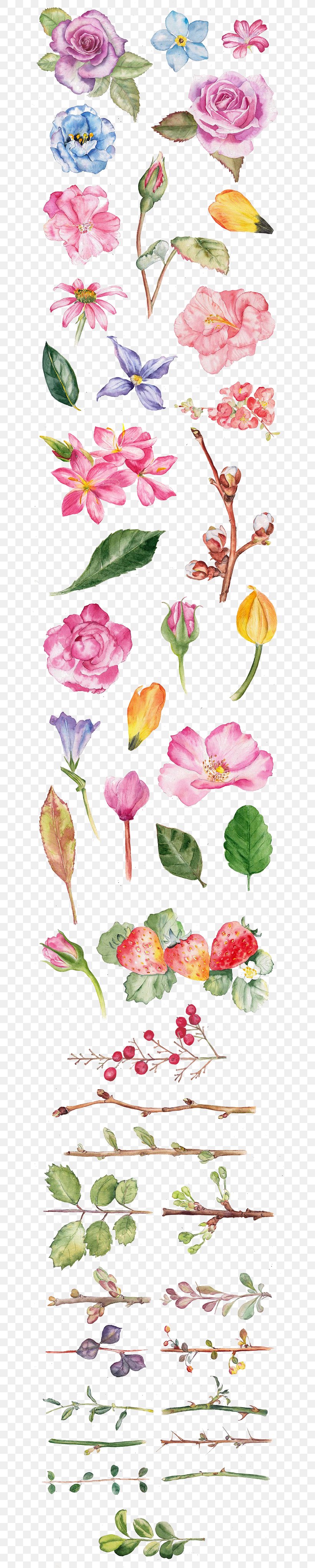 Watercolor Painting Flower Drawing Illustration, PNG, 658x4077px, Flower Drawings, Art, Cut Flowers, Drawing, Flora Download Free