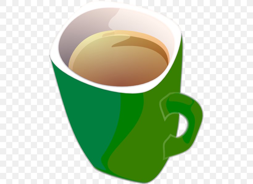 Coffee Cup Green Tea Clip Art, PNG, 504x596px, Coffee, Caffeine, Coffee Bean, Coffee Cup, Cup Download Free