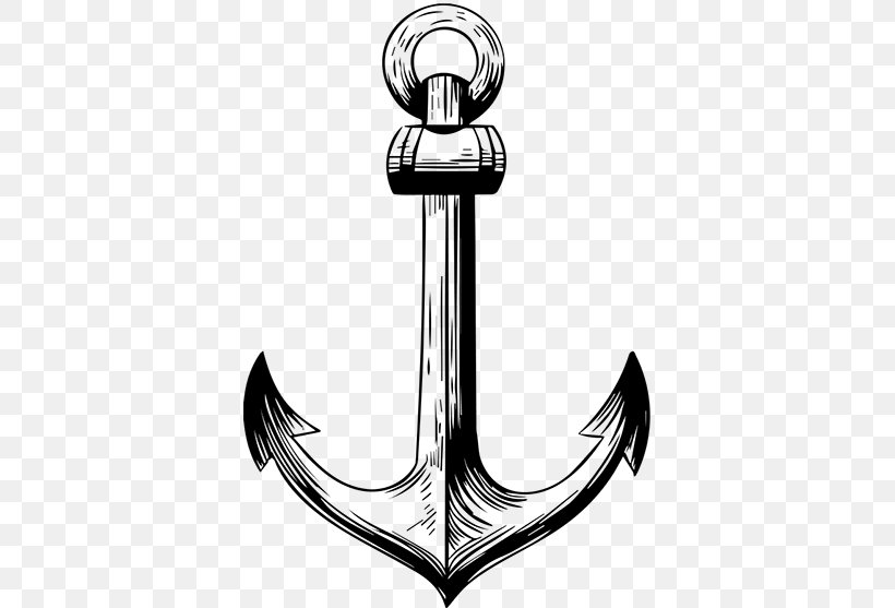 Paper Anchor Sticker Drawing, PNG, 374x557px, Paper, Anchor, Black And White, Boat, Body Jewelry Download Free