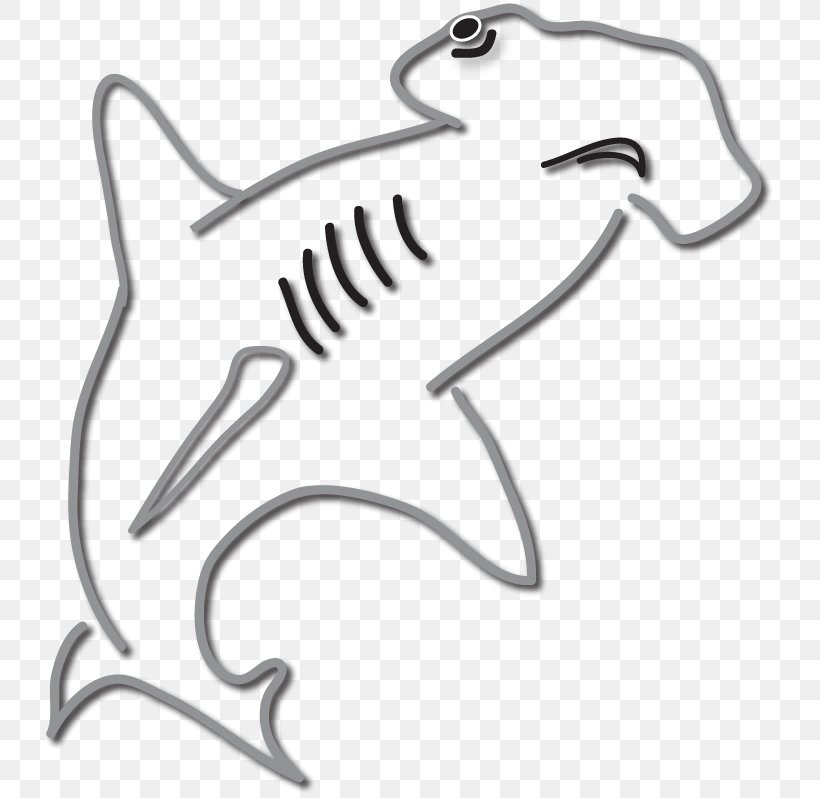 Hammerhead Shark Fish Logo Clip Art, PNG, 735x798px, Shark, Artwork, Black And White, Carnivora, Carnivoran Download Free