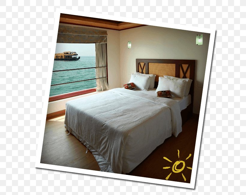 Kumarakom Vembanad Houseboat Kettuvallam Lake, PNG, 650x650px, Kumarakom, Alappuzha, Bed, Bed Frame, Bed Sheet Download Free