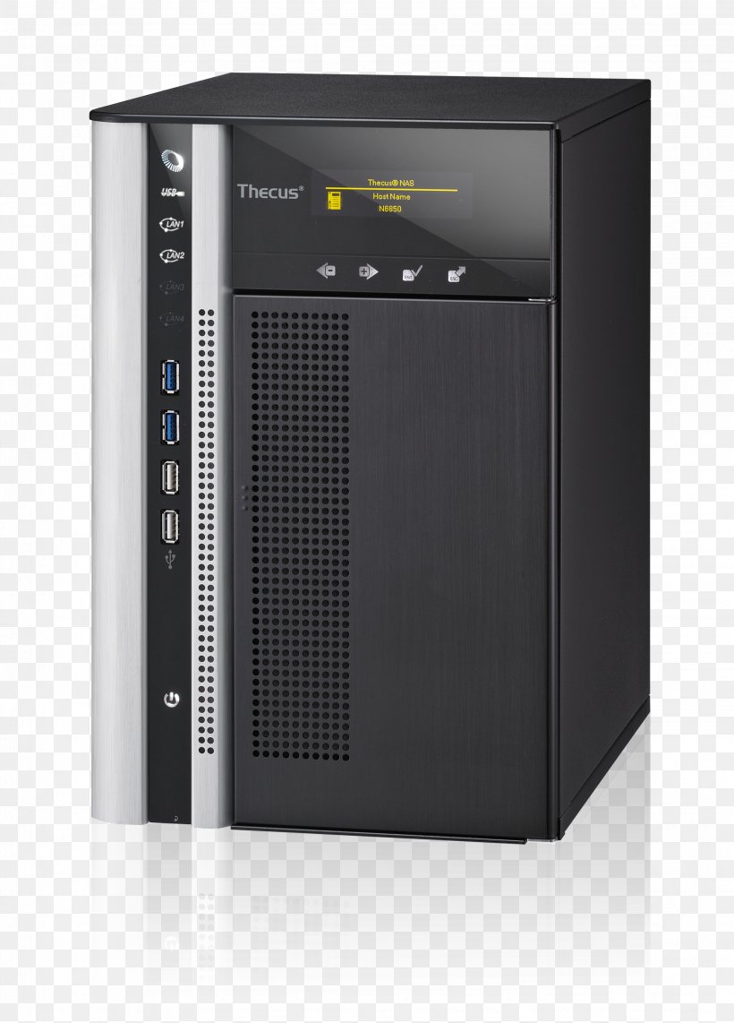 Network Storage Systems Thecus Technology TopTower N6850 Data Storage Computer Servers, PNG, 2043x2846px, Network Storage Systems, Computer, Computer Case, Computer Network, Computer Servers Download Free