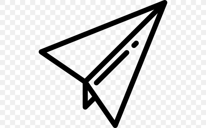 Airplane Paper Plane(FREE), PNG, 512x512px, Airplane, Area, Black, Black And White, Modellsport Download Free