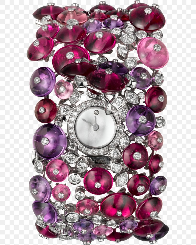 Cartier Jewellery Watch Clock Amethyst, PNG, 597x1024px, Cartier, Amethyst, Bitxi, Body Jewelry, Bracelet Download Free