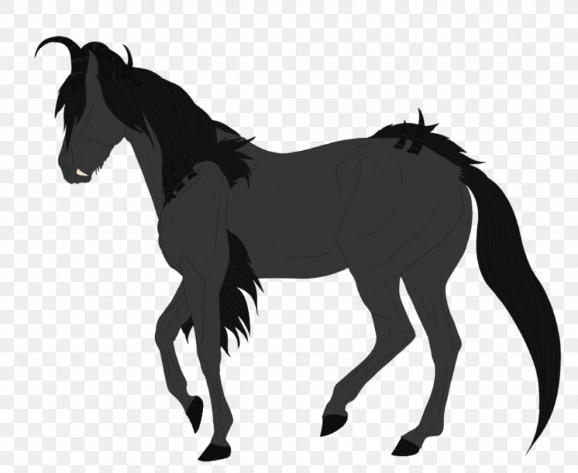 Foal Mare Mane Mustang Stallion, PNG, 988x809px, Foal, Black And White, Bridle, Character, Colt Download Free
