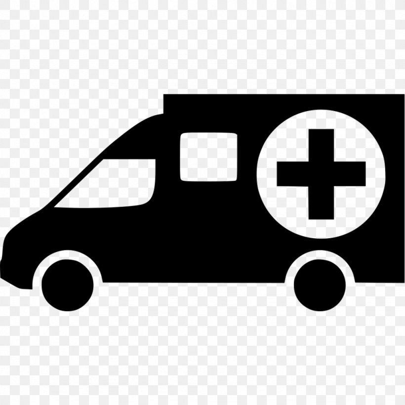 Ambulance Emergency Medical Services Emergency Vehicle Paramedic, PNG, 1024x1024px, Ambulance, American Red Cross, Area, Black, Black And White Download Free