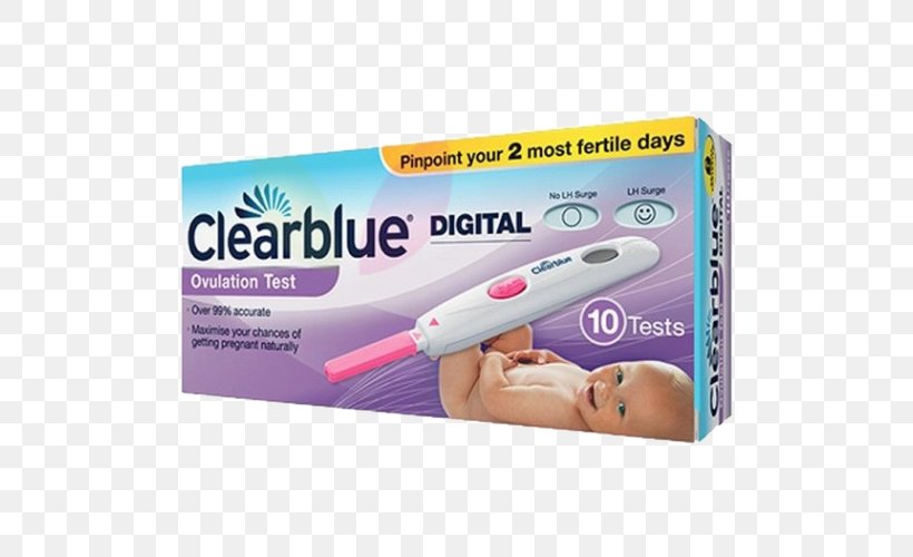 Clearblue Digital Ovulation Test – 7 Test Pack Clearblue Digital Pregnancy Test With Conception Indicator, PNG, 500x500px, Pregnancy Test, Clearblue, Fertility, Fertility Testing, Hair Iron Download Free
