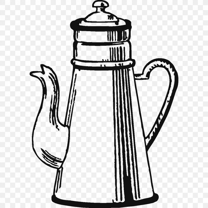 Kettle Teapot Tennessee Line Art, PNG, 1200x1200px, Kettle, Black And White, Cookware And Bakeware, Drinkware, Line Art Download Free