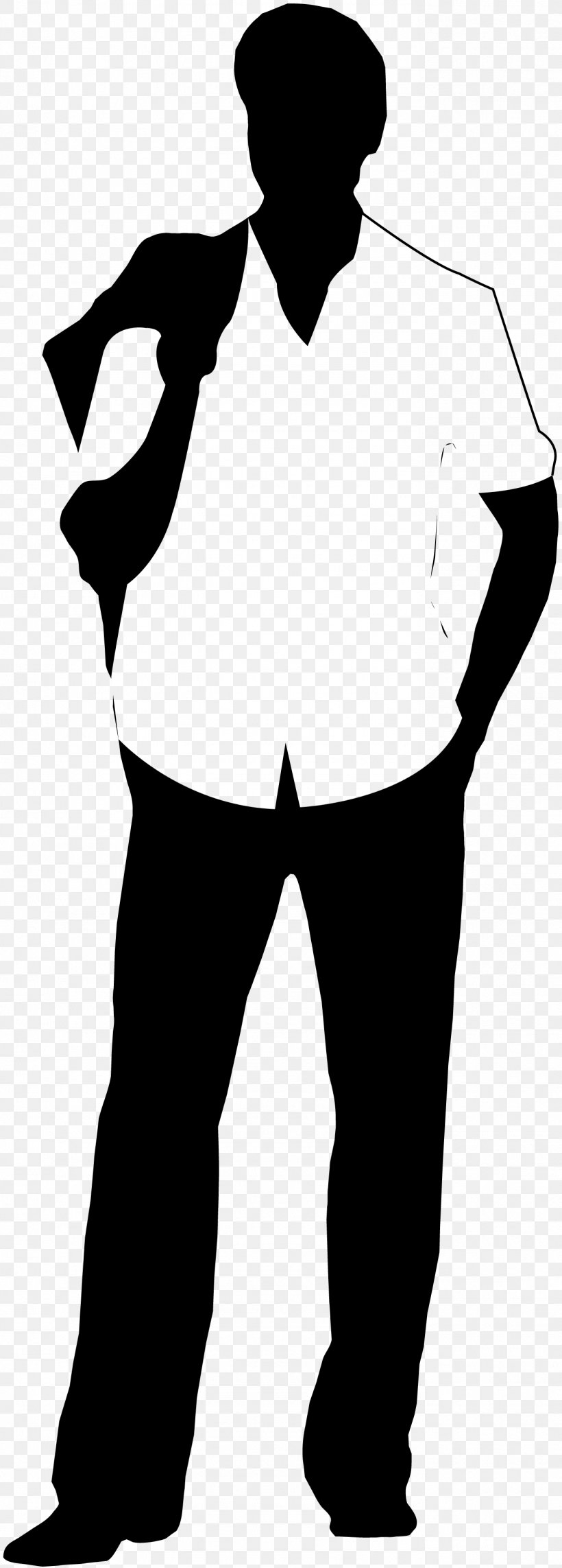Silhouette Clothing Costume, PNG, 1378x3840px, Silhouette, Arm, Art, Black, Black And White Download Free