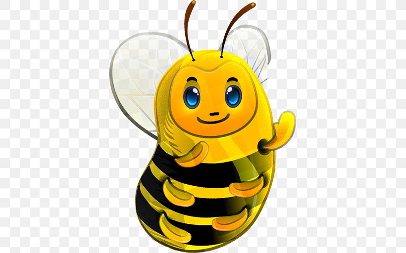 Bee Icon, PNG, 512x512px, Bee, Apple Icon Image Format, Emoticon, Food, Honey Bee Download Free