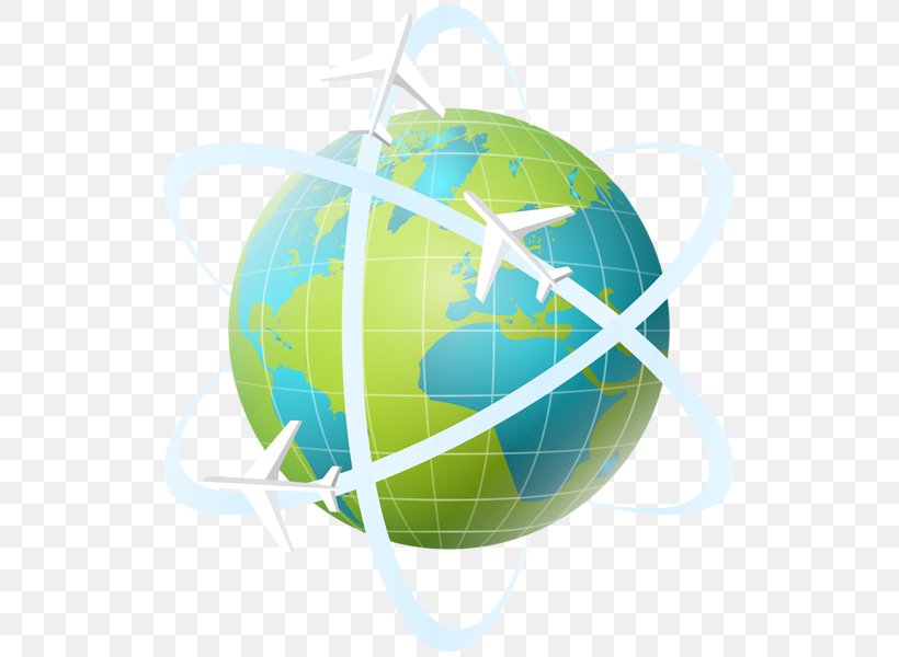 World Air Travel Clip Art, PNG, 529x600px, World, Air Travel, Drawing, Globe, Green Download Free