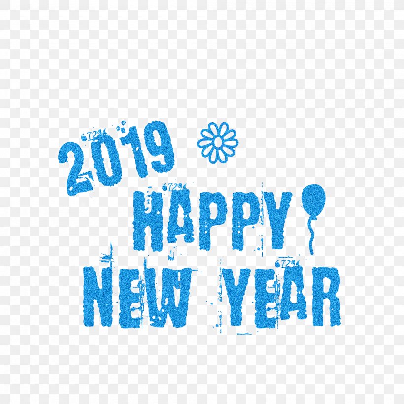 2019 Happy New Year Text., PNG, 2000x2000px, Logo, Area, Blue, Brand, Jacob Black Download Free