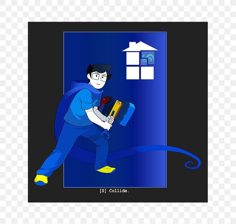 Illustration Homestuck Product Design Cartoon, PNG, 625x781px, Homestuck, Breathing, Cartoon, Character, Electric Blue Download Free