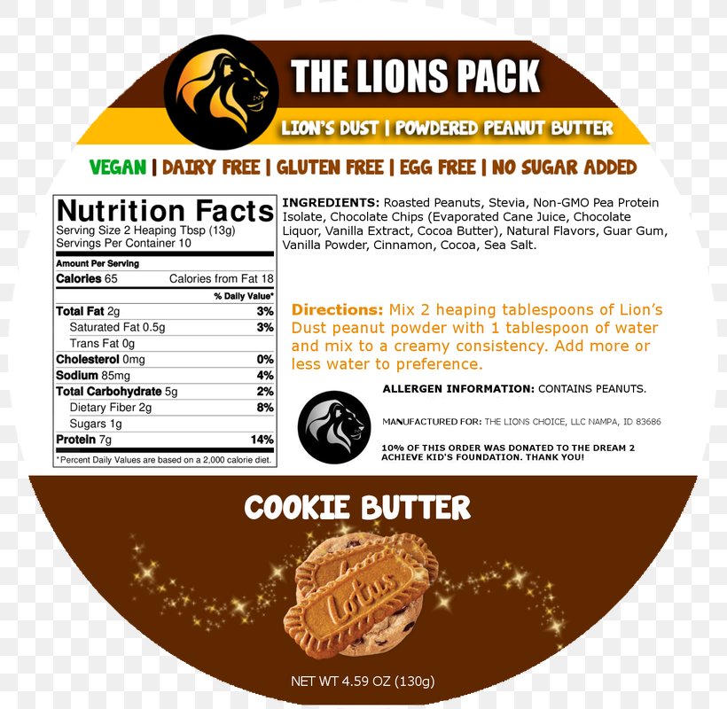 Chocolate Brownie Peanut Butter Lion Chocolate Chip Cookie Food, PNG, 801x800px, Chocolate Brownie, Biscuits, Brand, Butter, Calorie Download Free