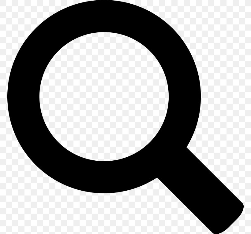 Search Box Clip Art, PNG, 772x766px, Search Box, Black And White, Button, Magnifying Glass, Symbol Download Free