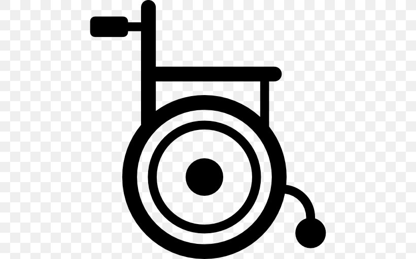 Wheelchair Icon Design Clip Art, PNG, 512x512px, Wheelchair, Black And White, Disability, Icon Design, Medicine Download Free